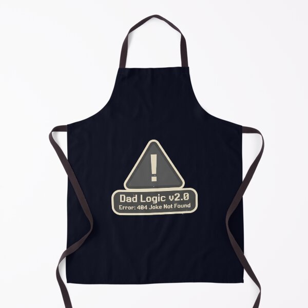 Item preview, Dad Logic v2.0 Error 404 Funny Tech Sticker | Retro Programmer Dad Humor Decal designed and sold by FestivityFinds.