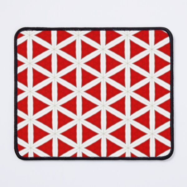 Item preview, Signal Flux – Red & White Modern Design designed and sold by Pattern Fusion Creations.
