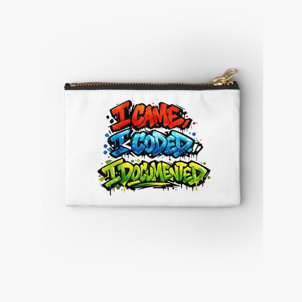 Item preview, I Came I Coded I Documented Graffiti Programmer Design designed and sold by Nerd Romance Café.