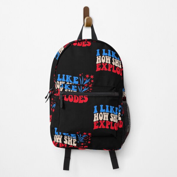 Item preview, I Like How She Explodes Funny Firework Patriotic Graphic designed and sold by jinajinawoodood.