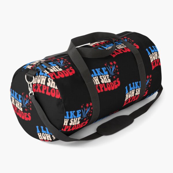 Item preview, I Like How She Explodes Funny Firework Patriotic Graphic designed and sold by jinajinawoodood.