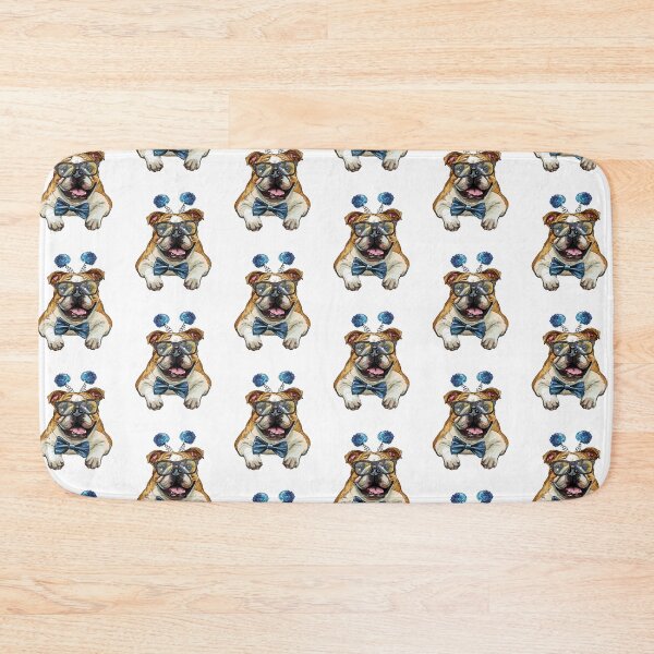 Item preview, Bulldog With Glasses And Bow Tie designed and sold by IN Tales.