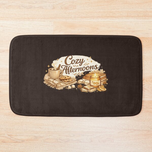 Item preview, Cozy Afternoons – Retro Coffee & Book Aesthetic. Dark edition. designed and sold by BeaVibes.