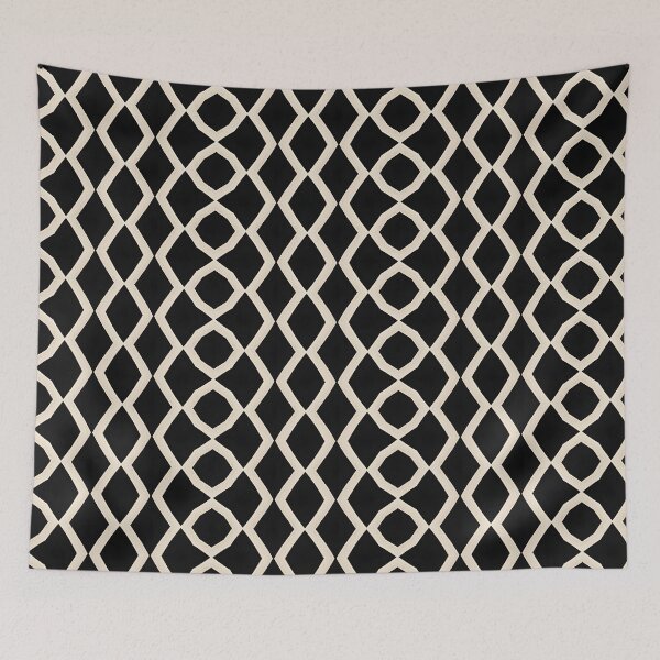 Item preview, Lattice Flow Minimalist Geometric Seamless Pattern designed and sold by Pattern Fusion Creations.