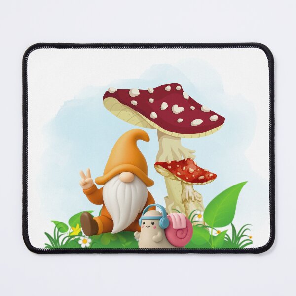 Item preview, Gnome and Mushroom Friend designed and sold by Agnisherl.