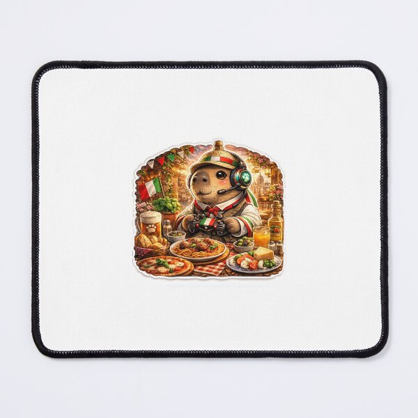 Item preview, Capybara Gaming Cartoon Desig Italy designed and sold by Aramdesing.