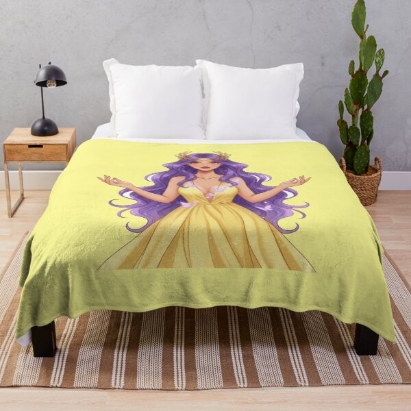 Item preview, Ethereal Butterfly Goddess with Purple Hair designed and sold by Azurart2.