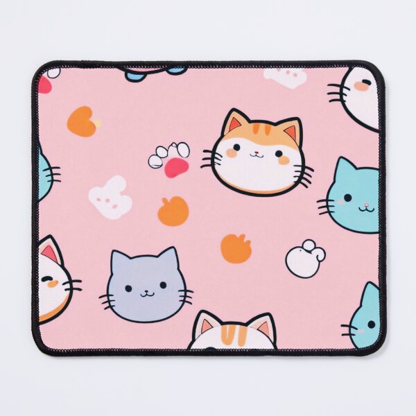 Item preview, Cute Kawaii Cat Pattern – Adorable Pastel Kitty designed and sold by IMuDesigner.
