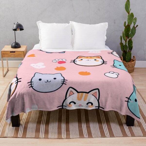 Item preview, Cute Kawaii Cat Pattern – Adorable Pastel Kitty designed and sold by IMuDesigner.