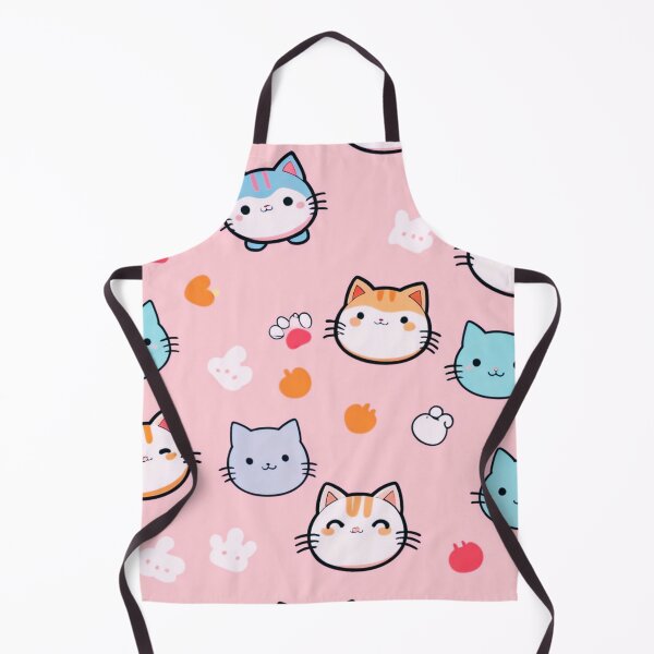 Artikelvorschau, Niedliches Kawaii-Katzenmuster – Entzückendes Pastellkätzchen entworfen und verkauft von IMuDesigner.
