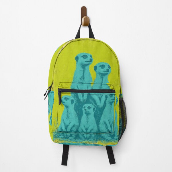 Item preview, Teal Meerkat Family — Lime Retro designed and sold by Jandedan.