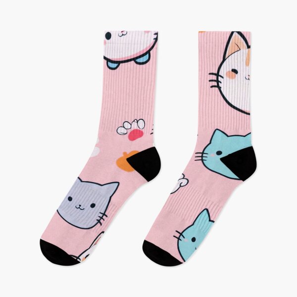 Item preview, Cute Kawaii Cat Pattern – Adorable Pastel Kitty designed and sold by IMuDesigner.