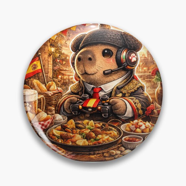 Item preview, Capybara Gaming Cartoon Desig Spain  designed and sold by Aramdesing.