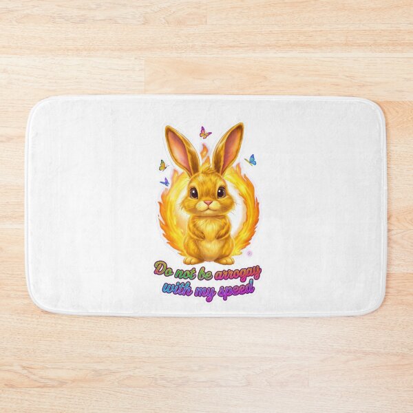 Item preview, Fiery Cute Bunny Rabbit - Funny Motivational Slogan designed and sold by QutteshopLM .