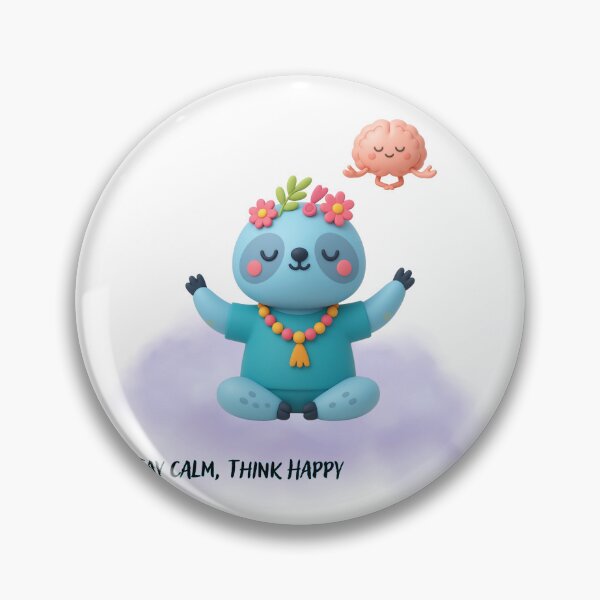 Item preview, Stay Calm, Think Happy designed and sold by Agnisherl.