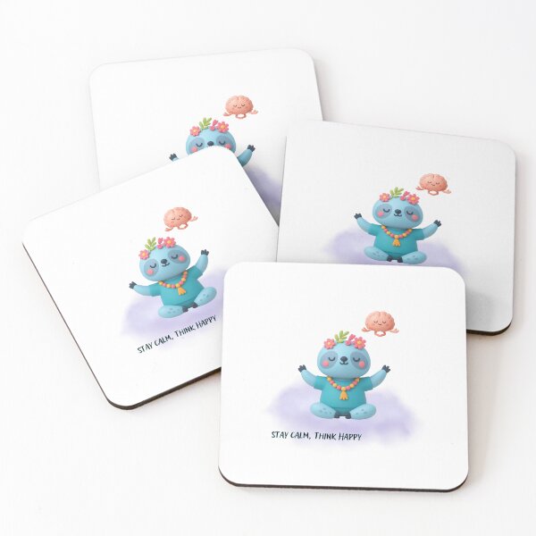 Item preview, Stay Calm, Think Happy designed and sold by Agnisherl.