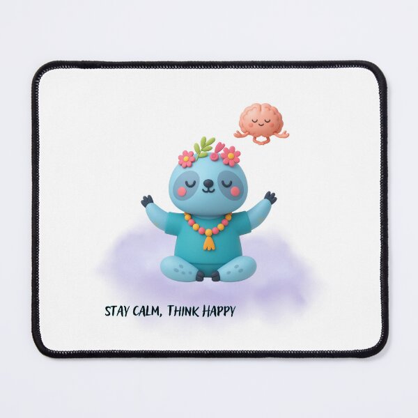 Item preview, Stay Calm, Think Happy designed and sold by Agnisherl.