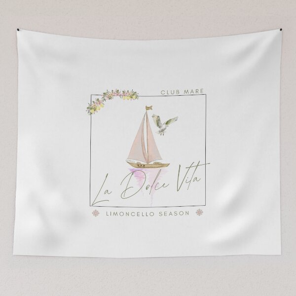 Item preview, La Dolce Vita Coastal Italian Summer Club Mare Limoncello designed and sold by KaBaRen.