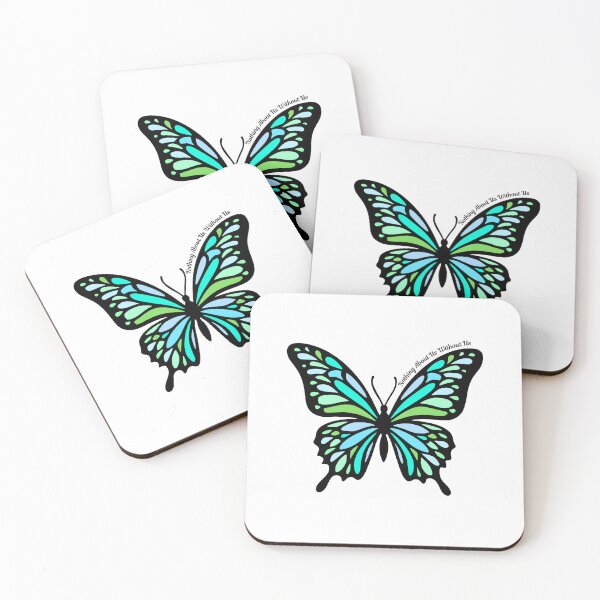 Item preview, Nothing About Us Without Us Butterfly designed and sold by GeoGoose.