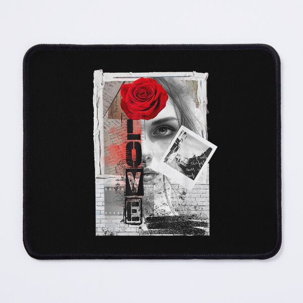 Item preview, Dark Romance Collage Gothic Red Rose Lover Graphic designed and sold by jinajinawoodood.