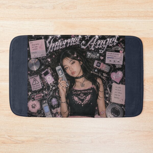 Item preview, Cyber Y2K Girl with Flip Phones | Internetcore Aesthetic Early 2000s Sticker designed and sold by J&J's Creation.