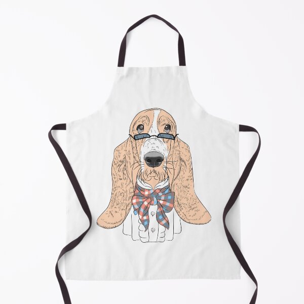 Item preview, Basset Hound With Glasses Bow Tie designed and sold by IN Tales.