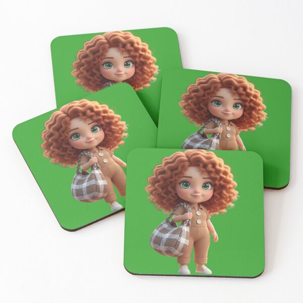 Item preview,  chibi with orange curly hair designed and sold by Azurart2.