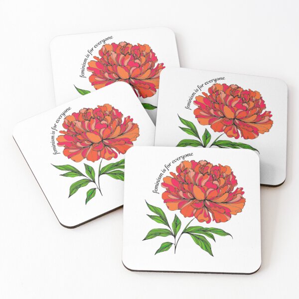 Item preview, Feminism is for everyone flower designed and sold by GeoGoose.