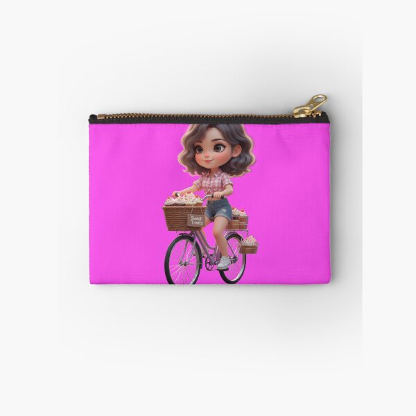 Item preview,  Girl selling sweets on a bicycle designed and sold by Azurart2.