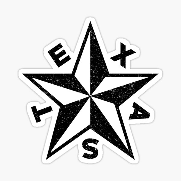 Texas Star Decal – BCustomizedDesigns