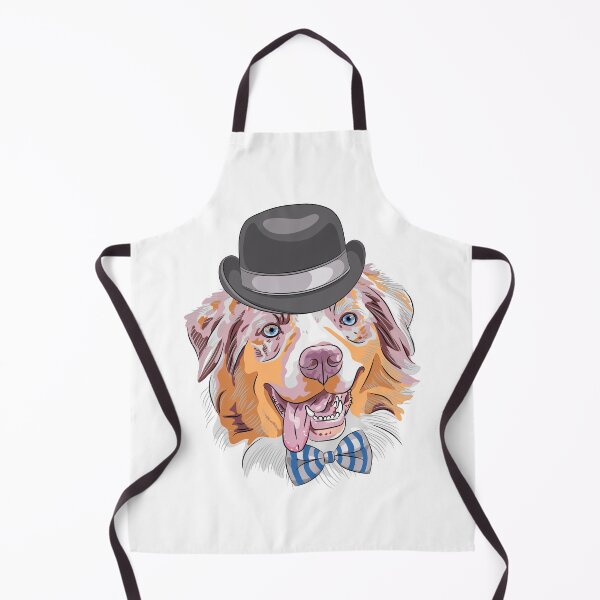 Item preview, Australian Shepherd With Fedora Bow Tie designed and sold by IN Tales.