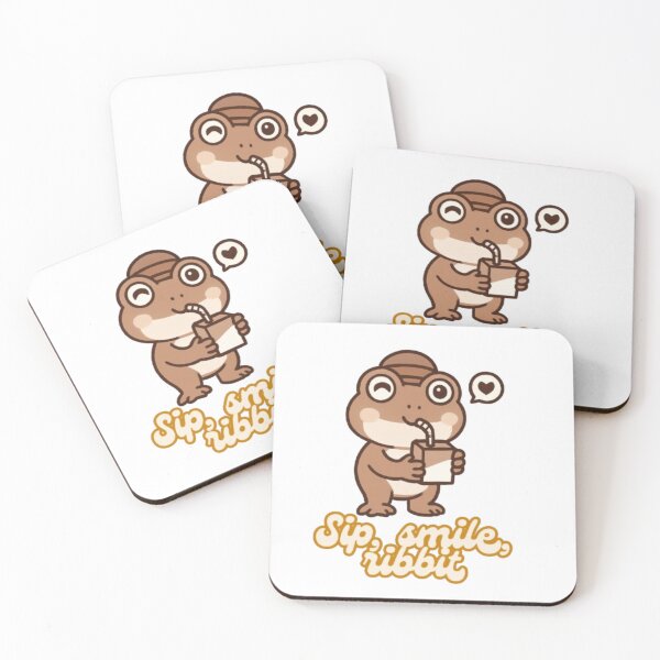 Item preview, Frog Drinking Milk designed and sold by Pixanova.