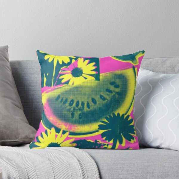 Item preview, Summer Watermelon and Yellow Daisies Retro Collage designed and sold by BKSARYLIFE.