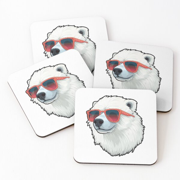 Item preview, Cool Polar Bear With Red Sunglasses designed and sold by IN Tales.