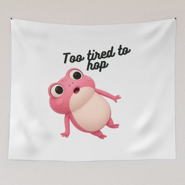 Item preview, Tired frog designed and sold by syndia2209.