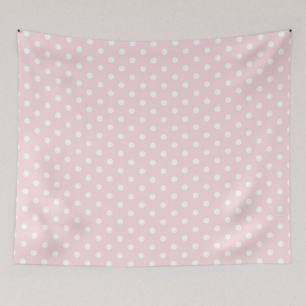 Item preview, Mini Polka Dots Pastel Pink and White designed and sold by Jeallan Designs.