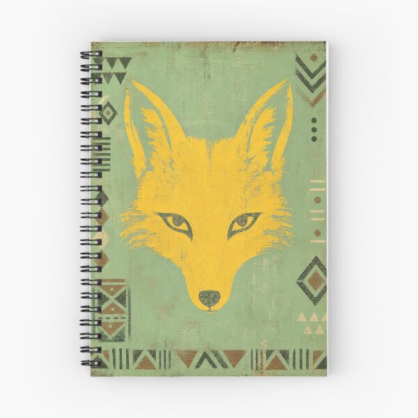 Item preview, Golden Fox Face — Seafoam Retro with African Ornaments designed and sold by Jandedan.