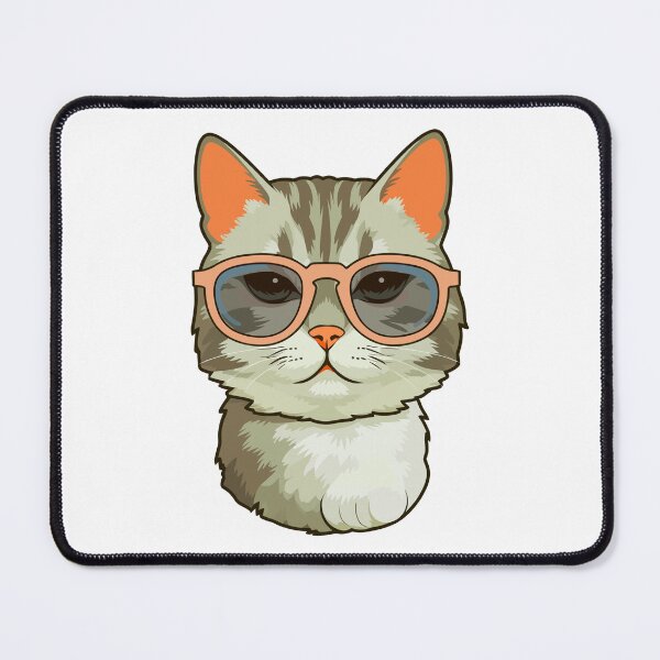 Item preview, Cool Cat With Orange Sunglasses designed and sold by IN Tales.