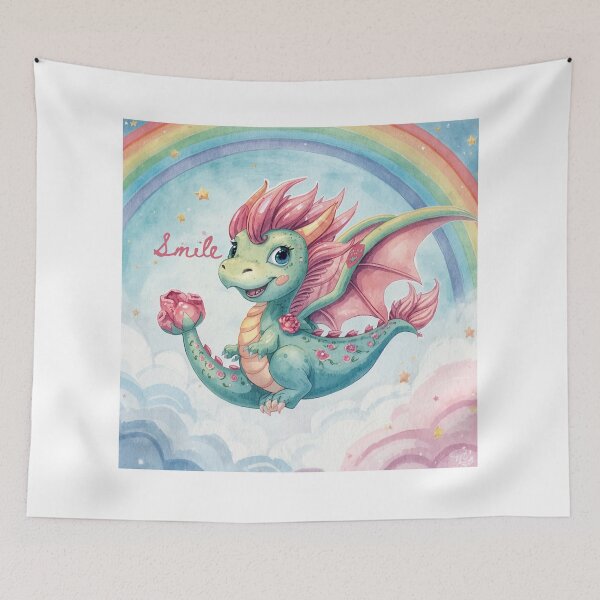 Item preview, Dragon On A Rainbow  designed and sold by jessypaul027.