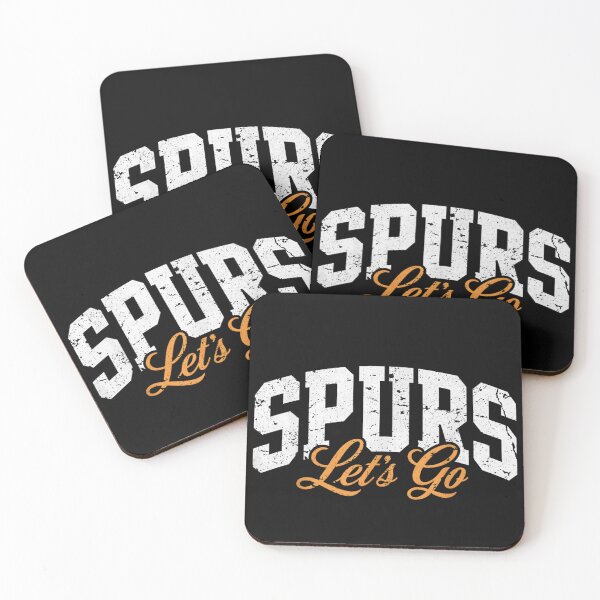 Item preview, Vintage Spurs Lets Go Distressed Retro Basketball Fan Game Day Typography Design designed and sold by BrandyFreika.