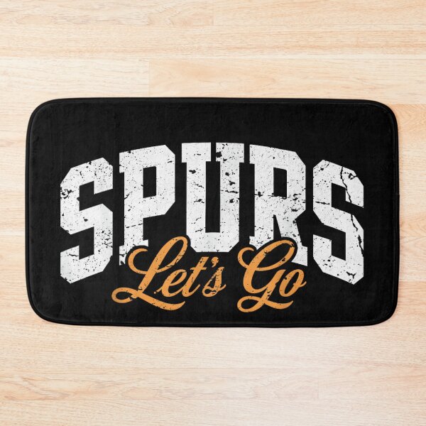Item preview, Vintage Spurs Lets Go Distressed Retro Basketball Fan Game Day Typography Design designed and sold by BrandyFreika.