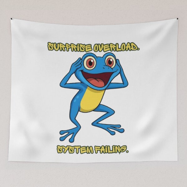 Item preview, Surprised frog designed and sold by syndia2209.