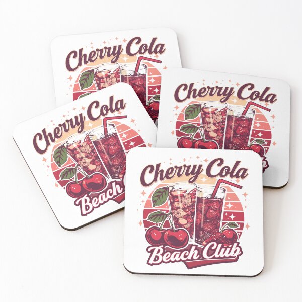 Item preview, Cherry Cola Beach Club Retro Vintage Summer Aesthetic designed and sold by KaBaRen.