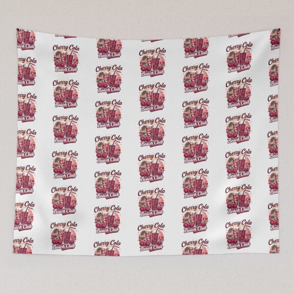 Item preview, Cherry Cola Beach Club Retro Vintage Summer Aesthetic designed and sold by KaBaRen.