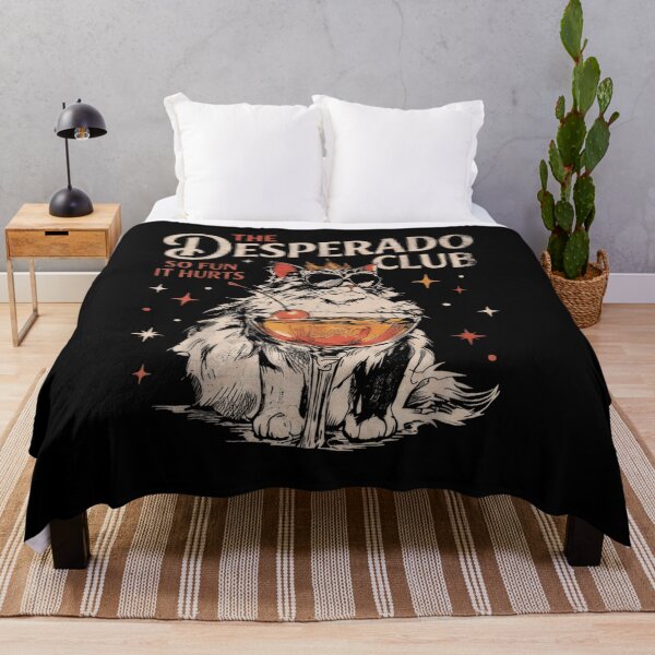Item preview, Funny Desperado Club Vintage Cat Wearing Sunglasses Drinking Cocktail Summer Graphic designed and sold by BrandyFreika.