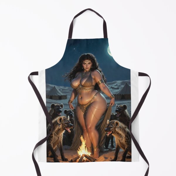 Item preview, Hyena Queen of the Moonlit Dunes designed and sold by ITSimagination.