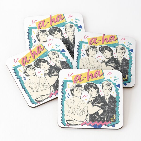 Item preview, a-ha ----- Original 80s Retro Fan Design  designed and sold by AestheticNow.