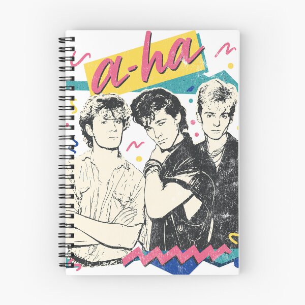 Item preview, a-ha ----- Original 80s Retro Fan Design  designed and sold by AestheticNow.