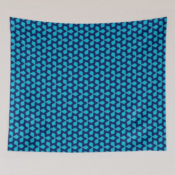 Item preview, Blue Shift Geometry Seamless Pattern designed and sold by Pattern Fusion Creations.