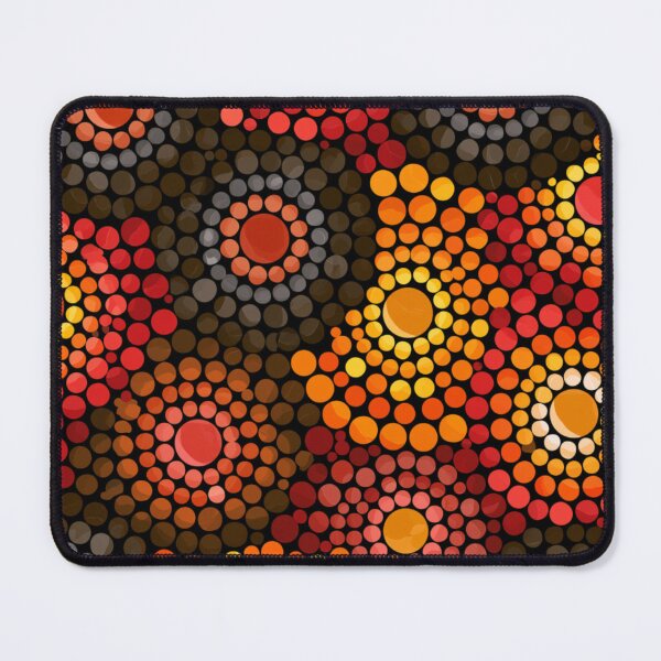 Item preview, Aboriginal Inspired Dot Art - Circles of Sun Rays designed and sold by GrinGalore.